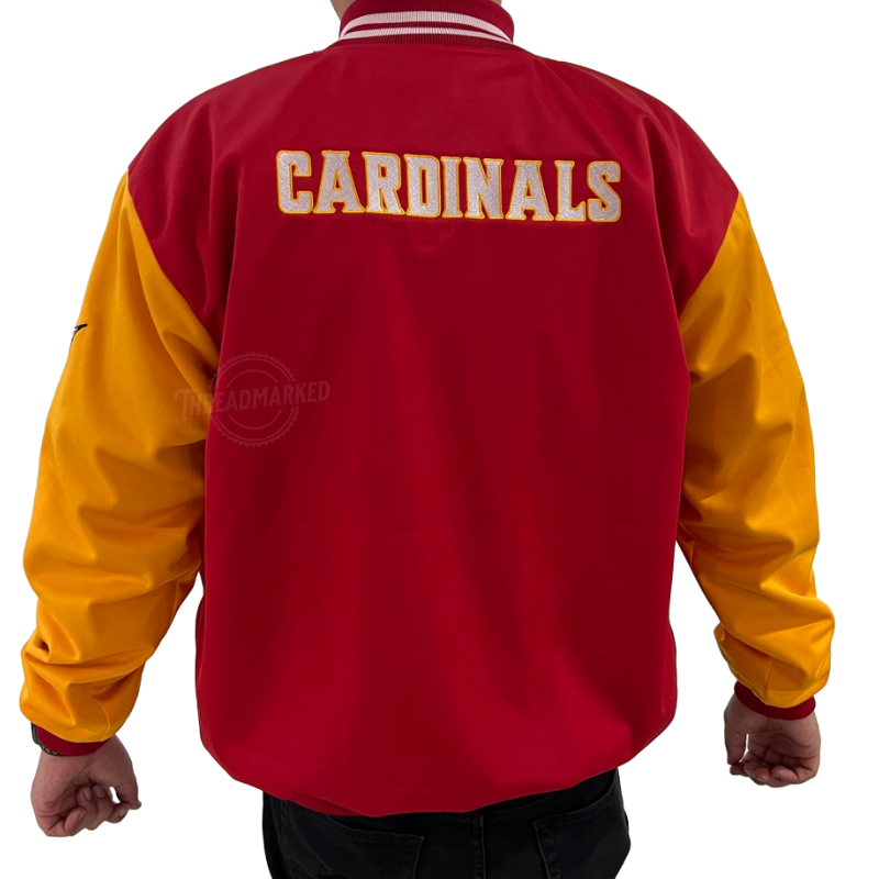 MAPUA Cardinals Season 100 Varsity Jacket - Red/Yellow