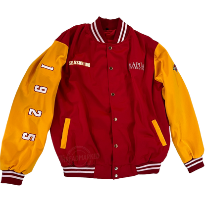 MAPUA Cardinals Season 100 Varsity Jacket - Red/Yellow