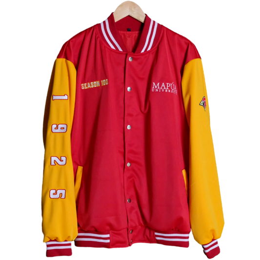 MAPUA Cardinals Season 100 Varsity Jacket - Red/Yellow [ON-HAND]