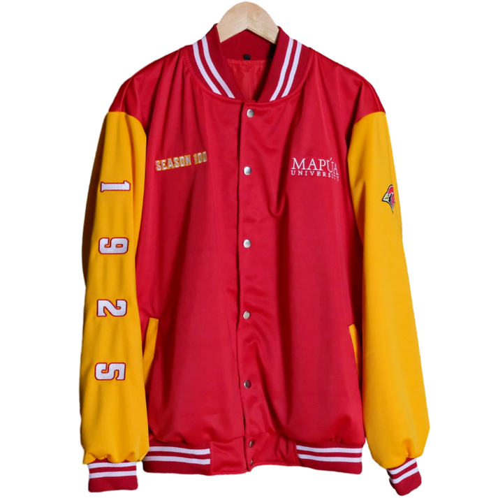 MAPUA Cardinals Season 100 Varsity Jacket - Red/Yellow [ON-HAND ...