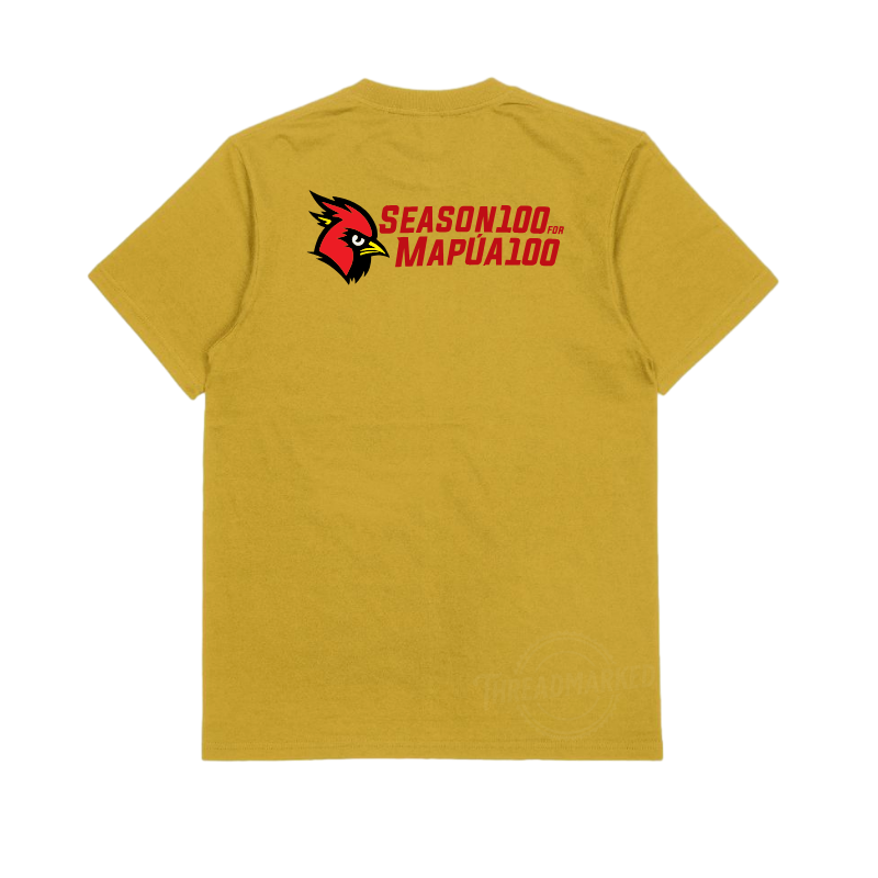 MAPUA Global Season 100 for Mapua 100 Shirt - Yellow [ON HAND]