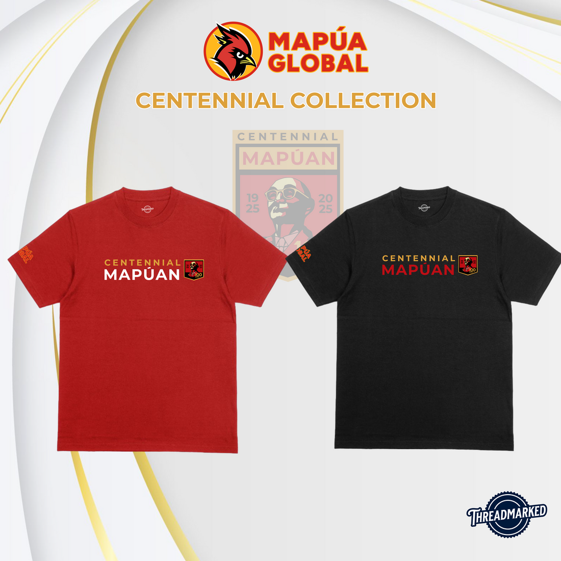 Mapúa Global Embroidered Centennial Mapuan Shirt – Threadmarkedph