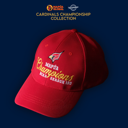 MAPUA Global CARDINALS CHAMPIONSHIP CAP [BATCH 2 PRE-ORDER | SHIPS 2 WEEKS AFTER PLACING ORDER]