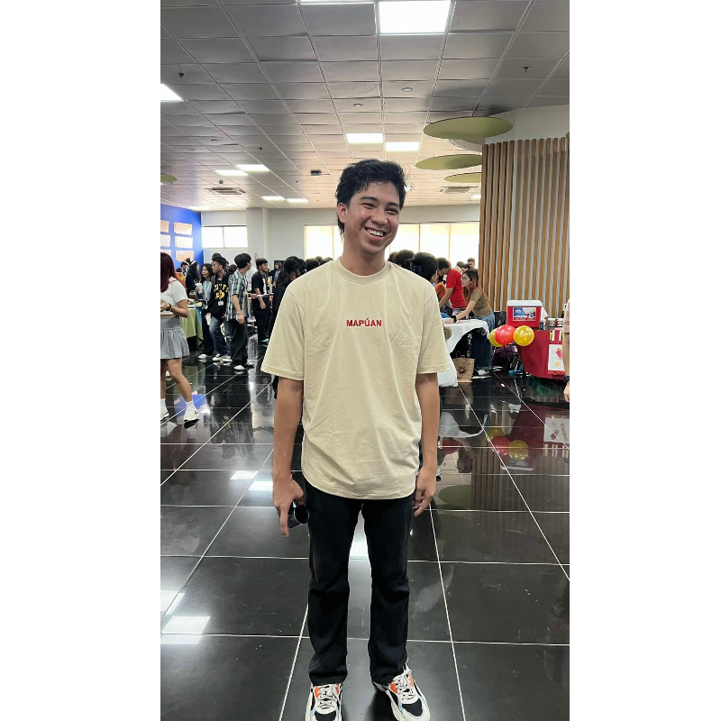 MAPUA Embroidered Oversized Tee - Oat