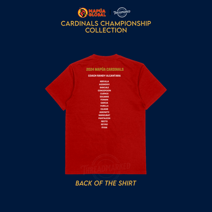 MAPUA Global CARDINALS CHAMPIONSHIP SHIRT [BATCH 2]