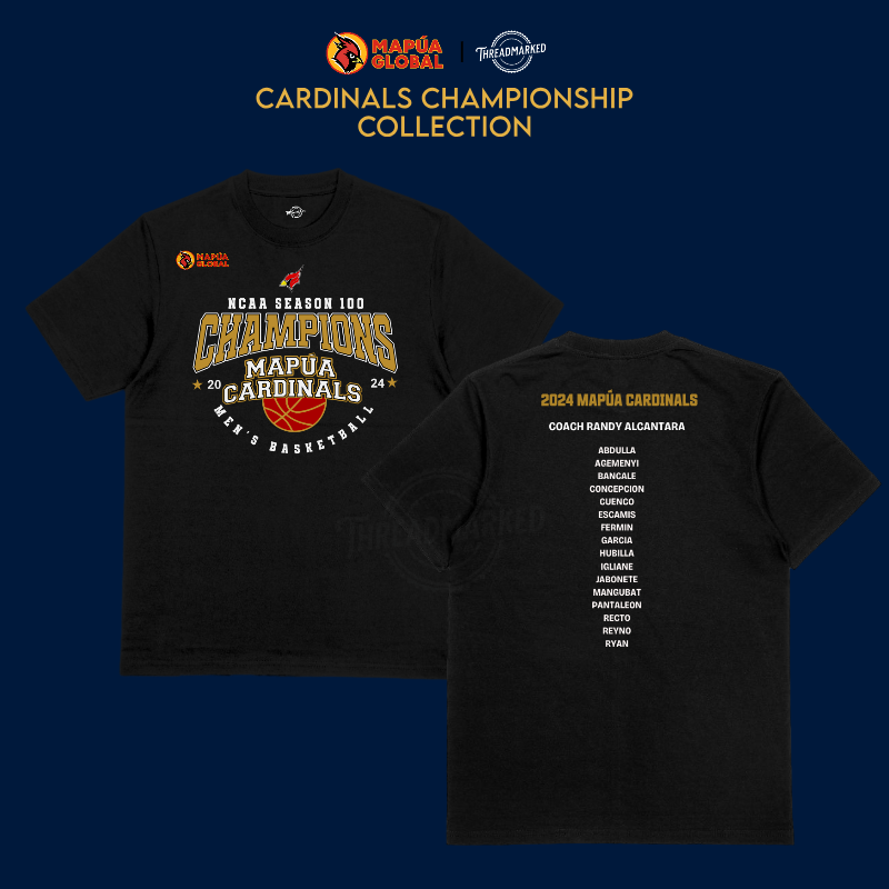MAPUA Global CARDINALS CHAMPIONSHIP SHIRT [BATCH 2]