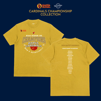 MAPUA Global CARDINALS CHAMPIONSHIP SHIRT [BATCH 2]