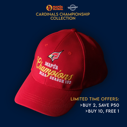 MAPUA Global CARDINALS CHAMPIONSHIP CAP [BATCH 2]
