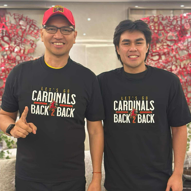 Cardinals Back 2 Back Embroidered Shirt [ PRE ORDER BATCH 1: SHIPS 2 WEEKS AFTER PLACING YOUR ORDER]